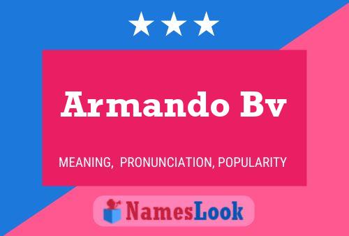 Armando Bv 名字海报