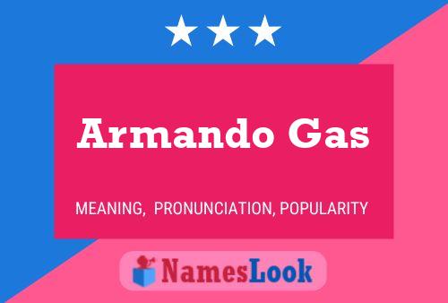 Armando Gas 名字海报