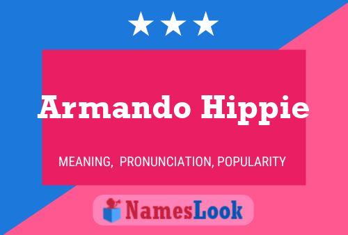 Armando Hippie 名字海报