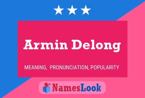 Armin Delong 名字海报