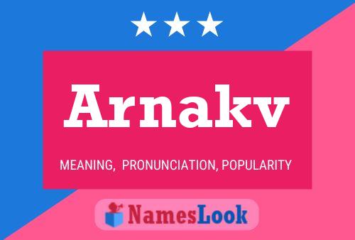 Arnakv 名字海报