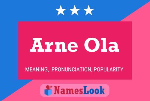 Arne Ola 名字海报