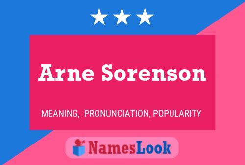 Arne Sorenson 名字海报