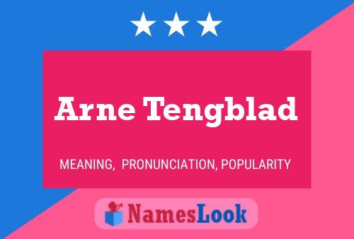 Arne Tengblad 名字海报