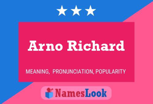 Arno Richard 名字海报