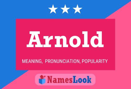 Arnold 名字海报