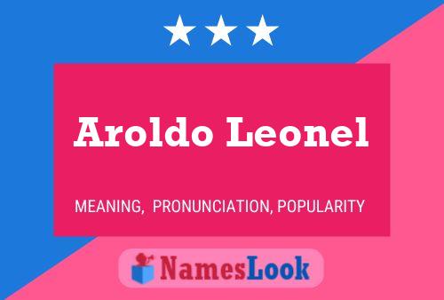 Aroldo Leonel 名字海报