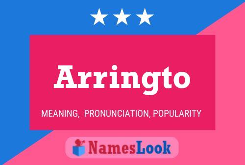 Arringto 名字海报