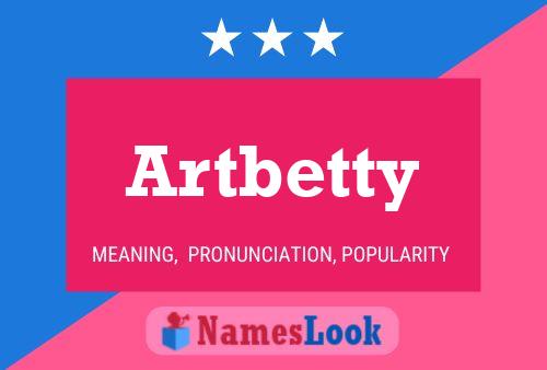 Artbetty 名字海报