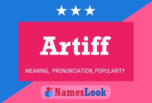 Artiff 名字海报