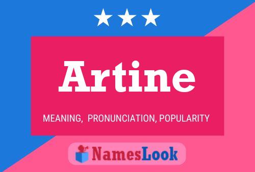 Artine 名字海报