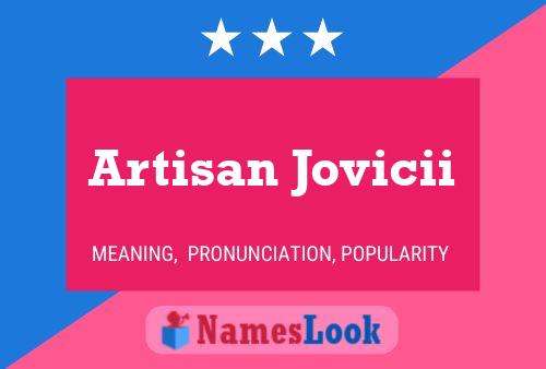 Artisan Jovicii 名字海报