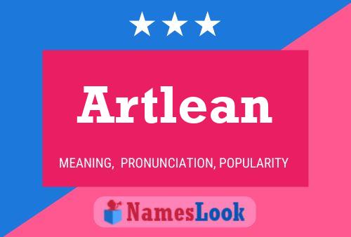 Artlean 名字海报