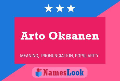 Arto Oksanen 名字海报