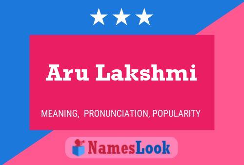 Aru Lakshmi 名字海报