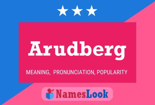 Arudberg 名字海报