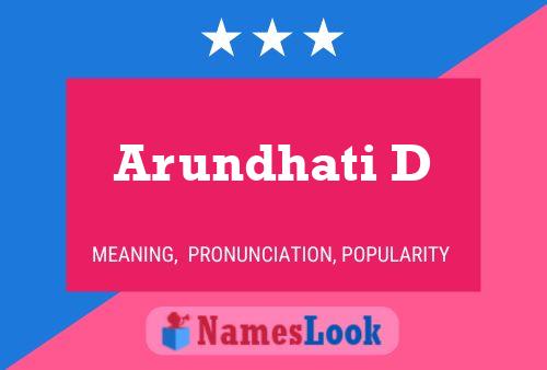 Arundhati D 名字海报