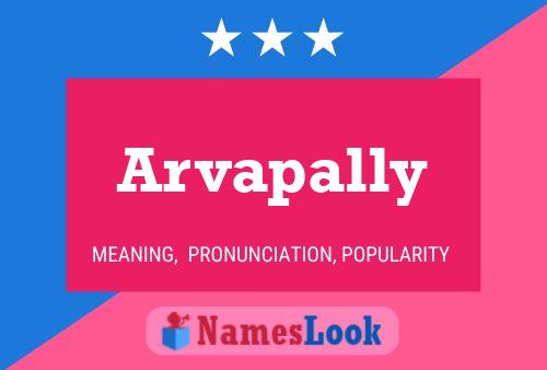 Arvapally 名字海报