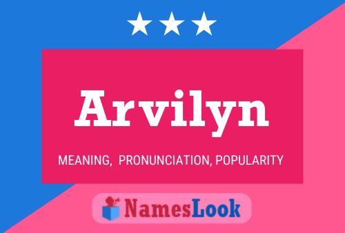 Arvilyn 名字海报