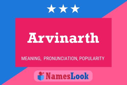 Arvinarth 名字海报