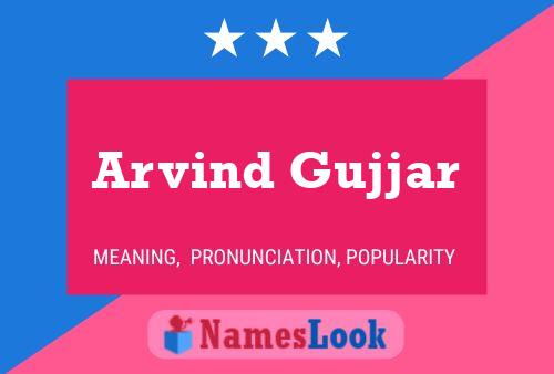 Arvind Gujjar 名字海报