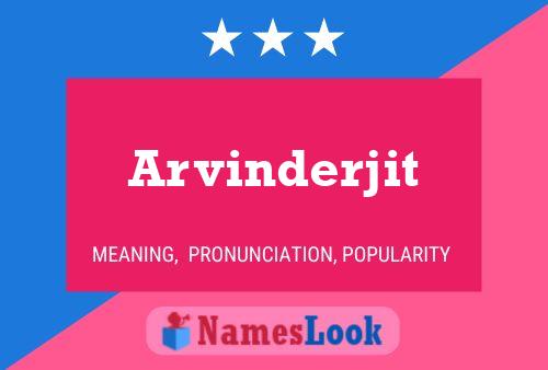 Arvinderjit 名字海报