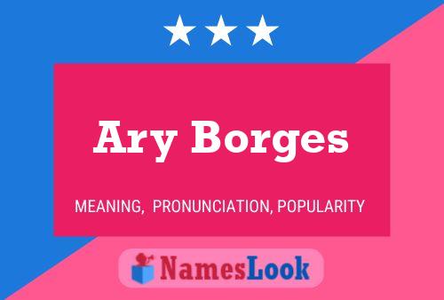 Ary Borges 名字海报