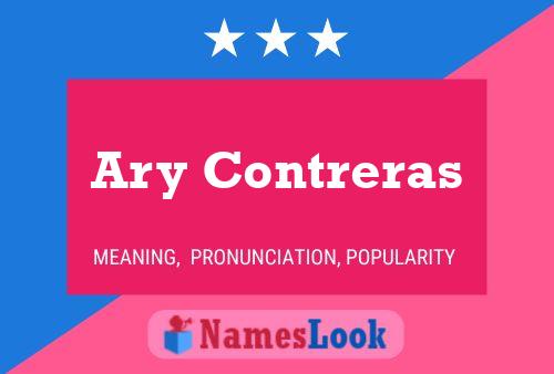 Ary Contreras 名字海报