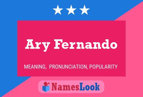 Ary Fernando 名字海报