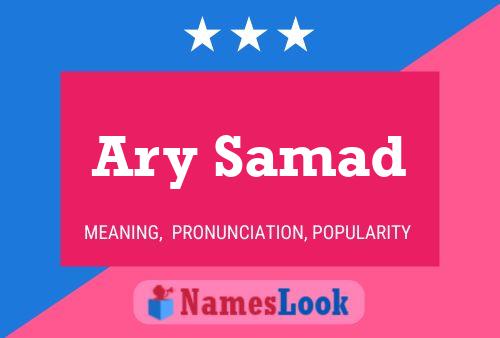 Ary Samad 名字海报