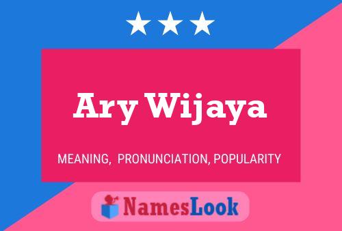 Ary Wijaya 名字海报