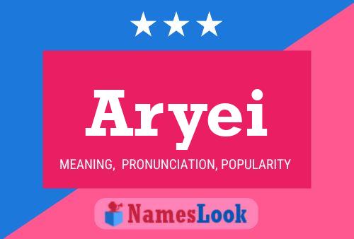 Aryei 名字海报