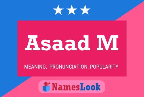 Asaad M 名字海报