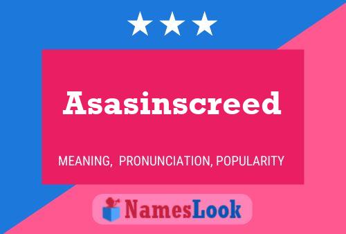 Asasinscreed 名字海报