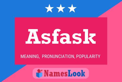 Asfask 名字海报