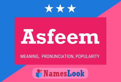 Asfeem 名字海报