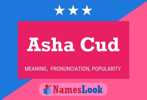 Asha Cud 名字海报