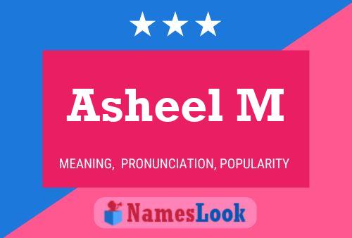 Asheel M 名字海报