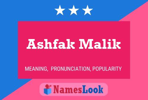 Ashfak Malik 名字海报