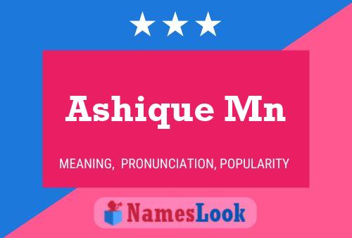 Ashique Mn 名字海报