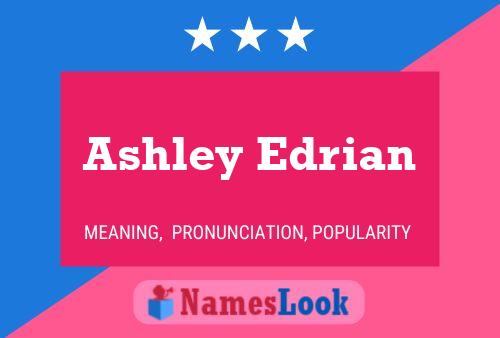 Ashley Edrian 名字海报