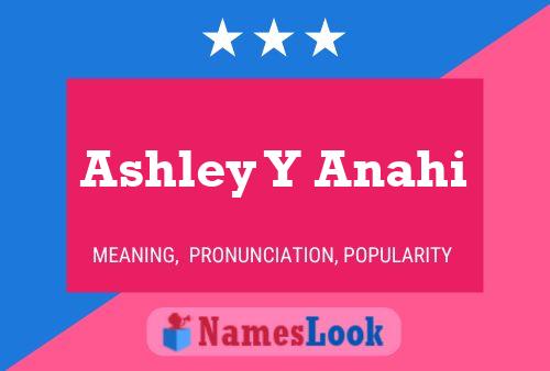 Ashley Y Anahi 名字海报