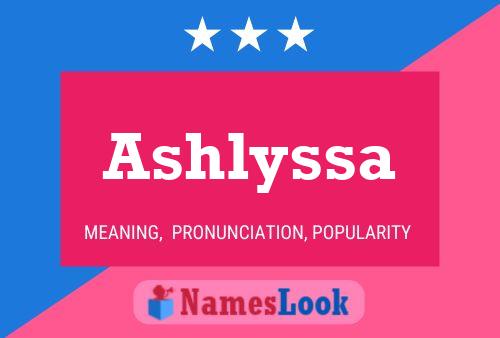 Ashlyssa 名字海报