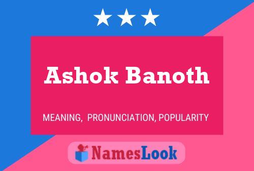 Ashok Banoth 名字海报