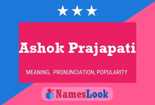 Ashok Prajapati 名字海报