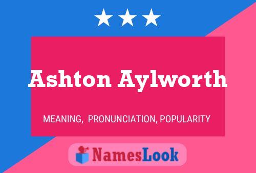 Ashton Aylworth 名字海报