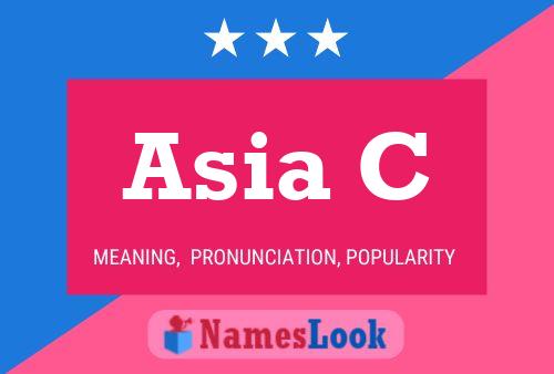 Asia C 名字海报