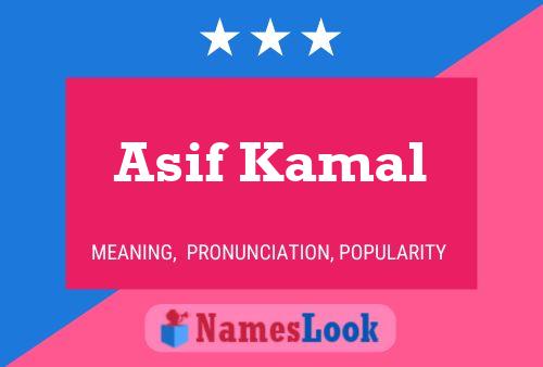 Asif Kamal 名字海报