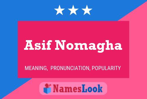 Asif Nomagha 名字海报