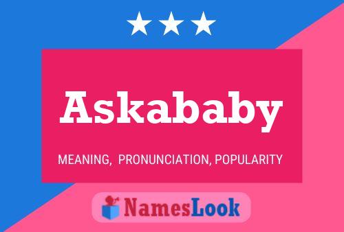 Askababy 名字海报